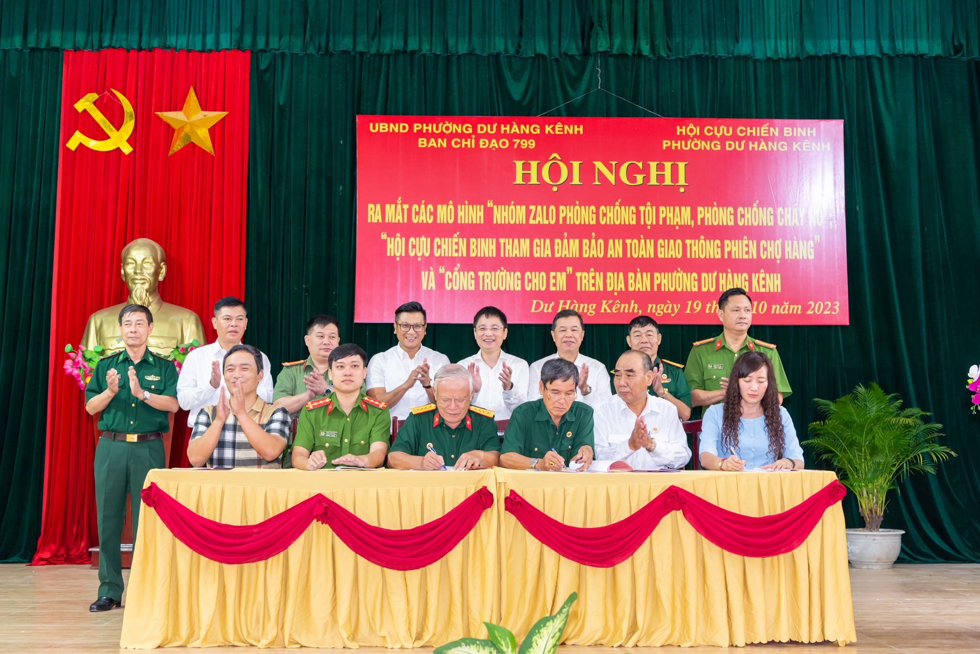 Phường Dư Hàng Kênh: Ra mắt 2 mô hình đảm bảo an ninh trật tự